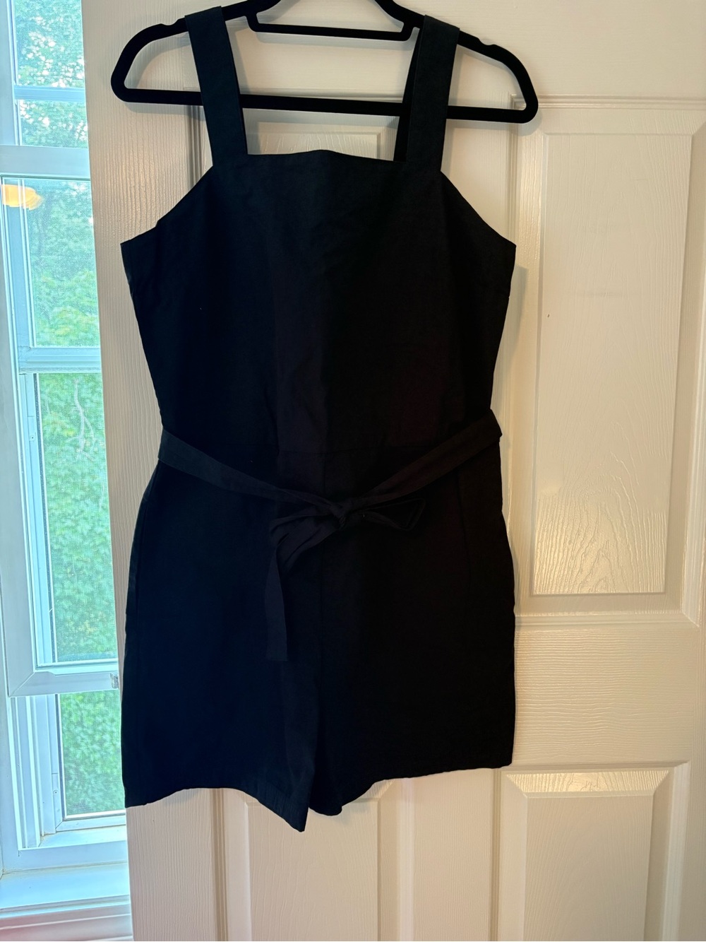 United By Blue Black Sleeveless Tie-Waist Romper - Picture 3 of 5